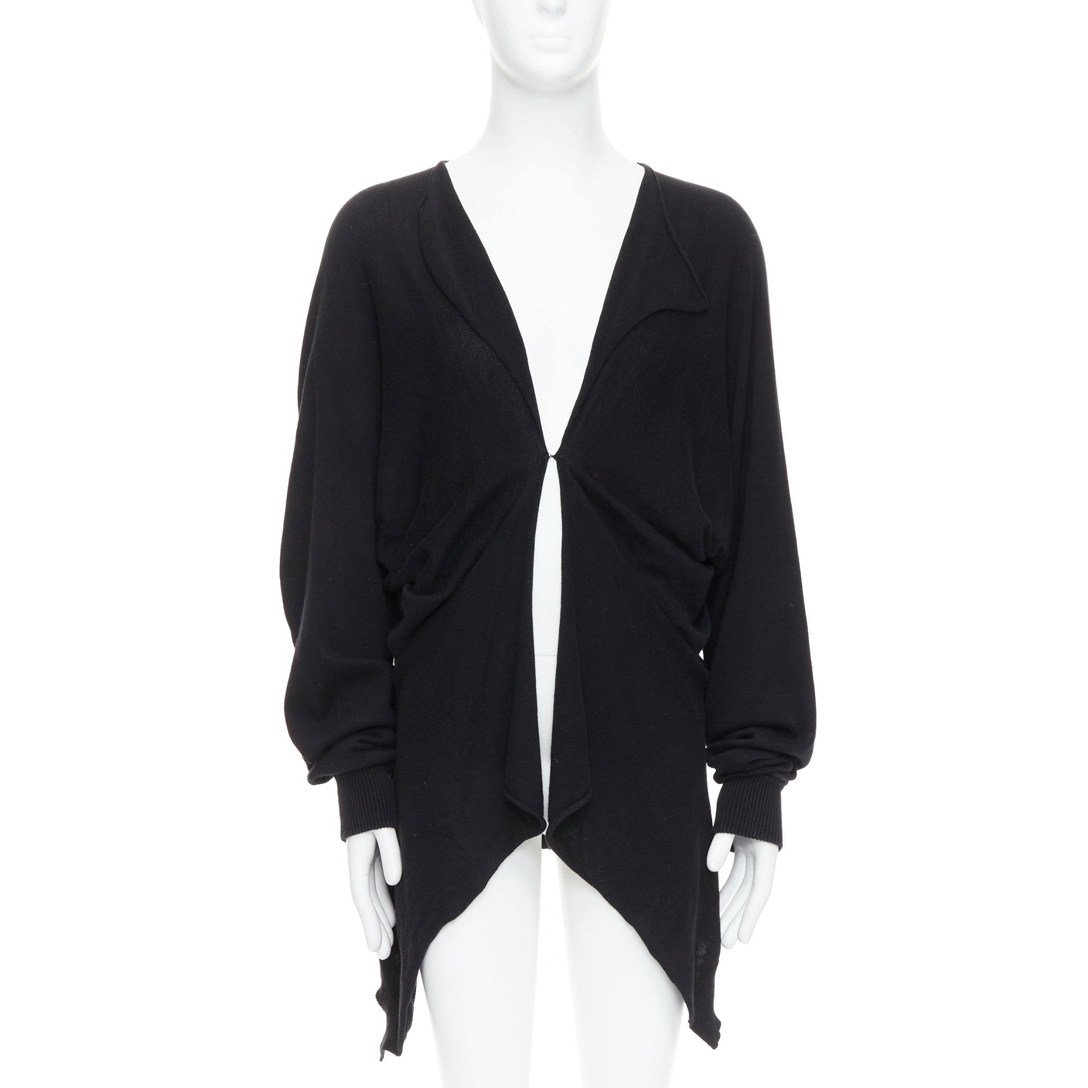 Bernhard Willhelm Draped Hi Low Cardigan