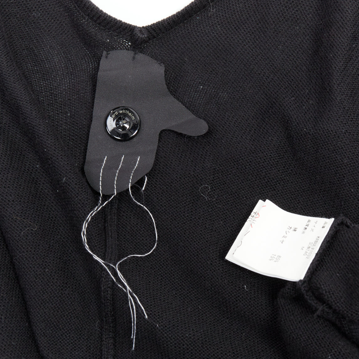 Bernhard Willhelm Draped Hi Low Cardigan - Image 10