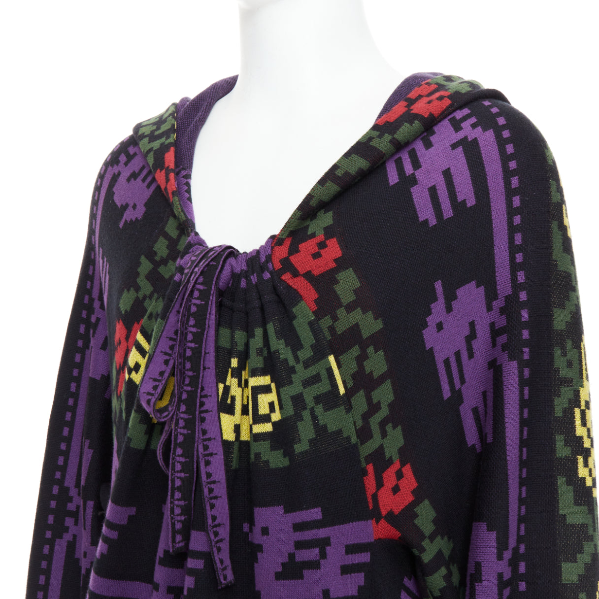 Bernhard Willhelm Pixel Print Sweater - Back view