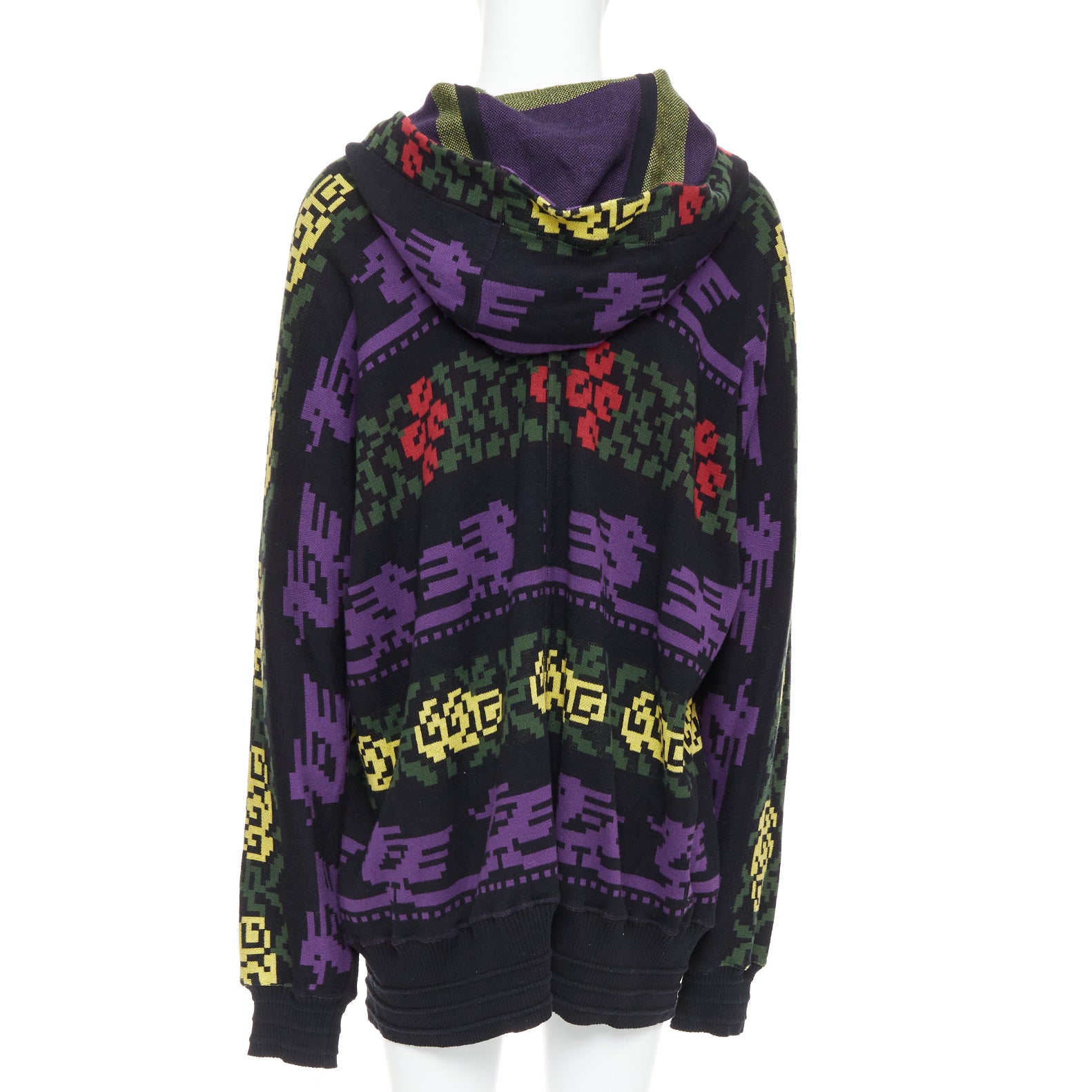 Bernhard Willhelm Pixel Print Sweater - Side view