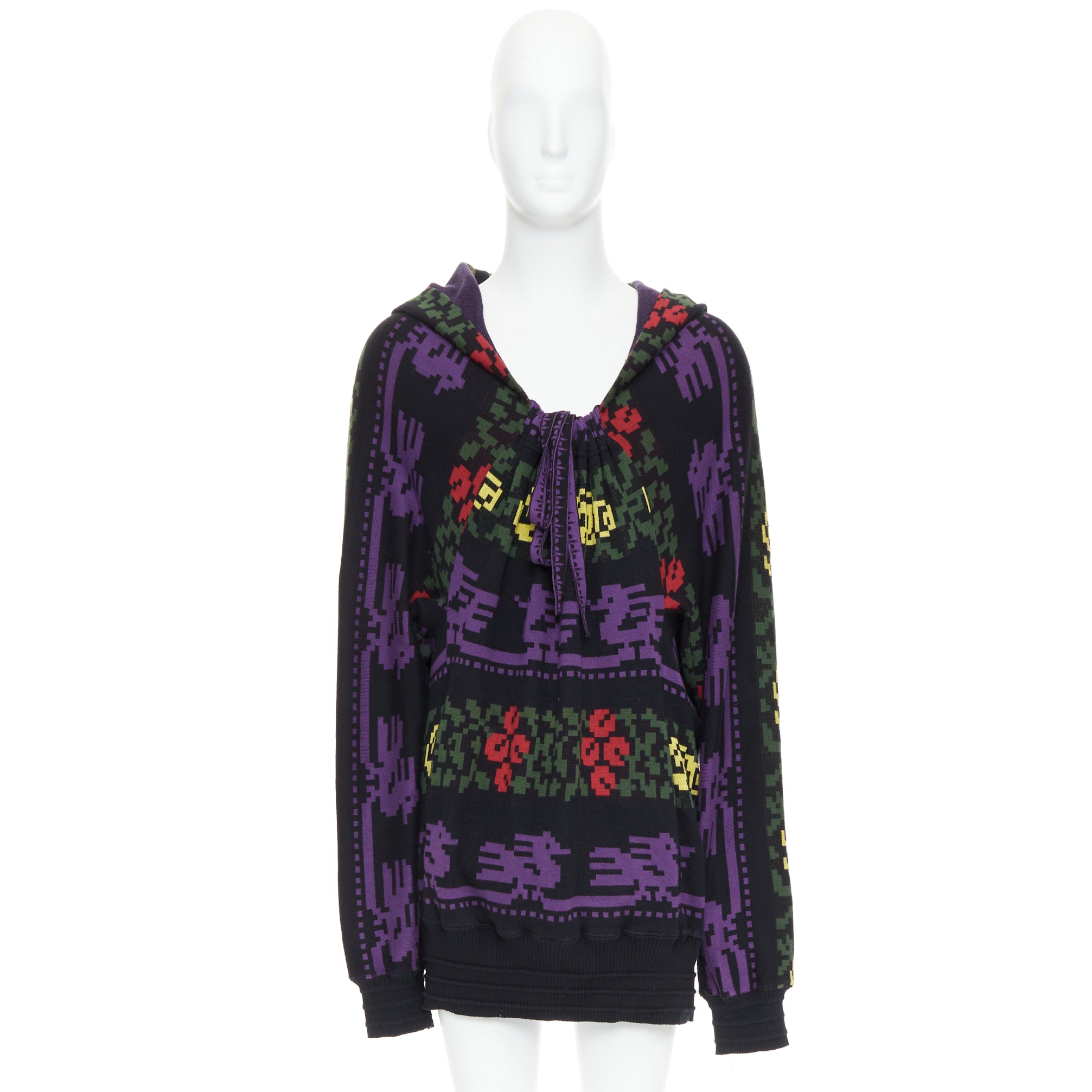Bernhard Willhelm Pixel Print Sweater - Image 11