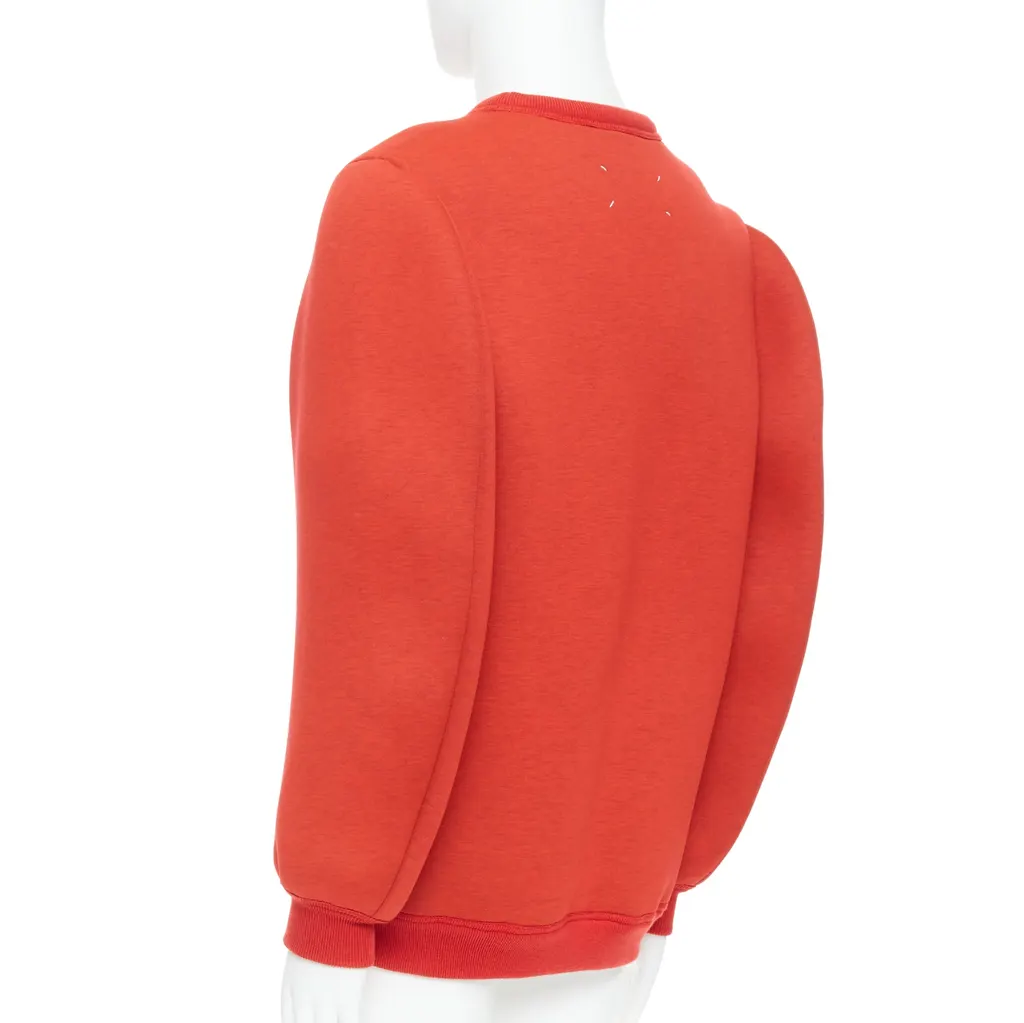 Maison Martin Margiela Curved Sleeve Jumper Red Very good - Back View