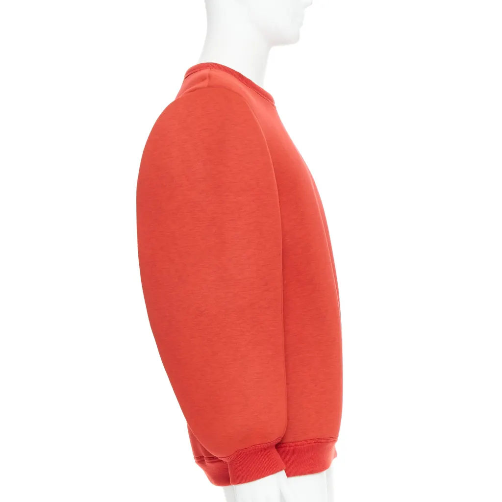 Maison Martin Margiela Curved Sleeve Jumper Red Very good - Model View