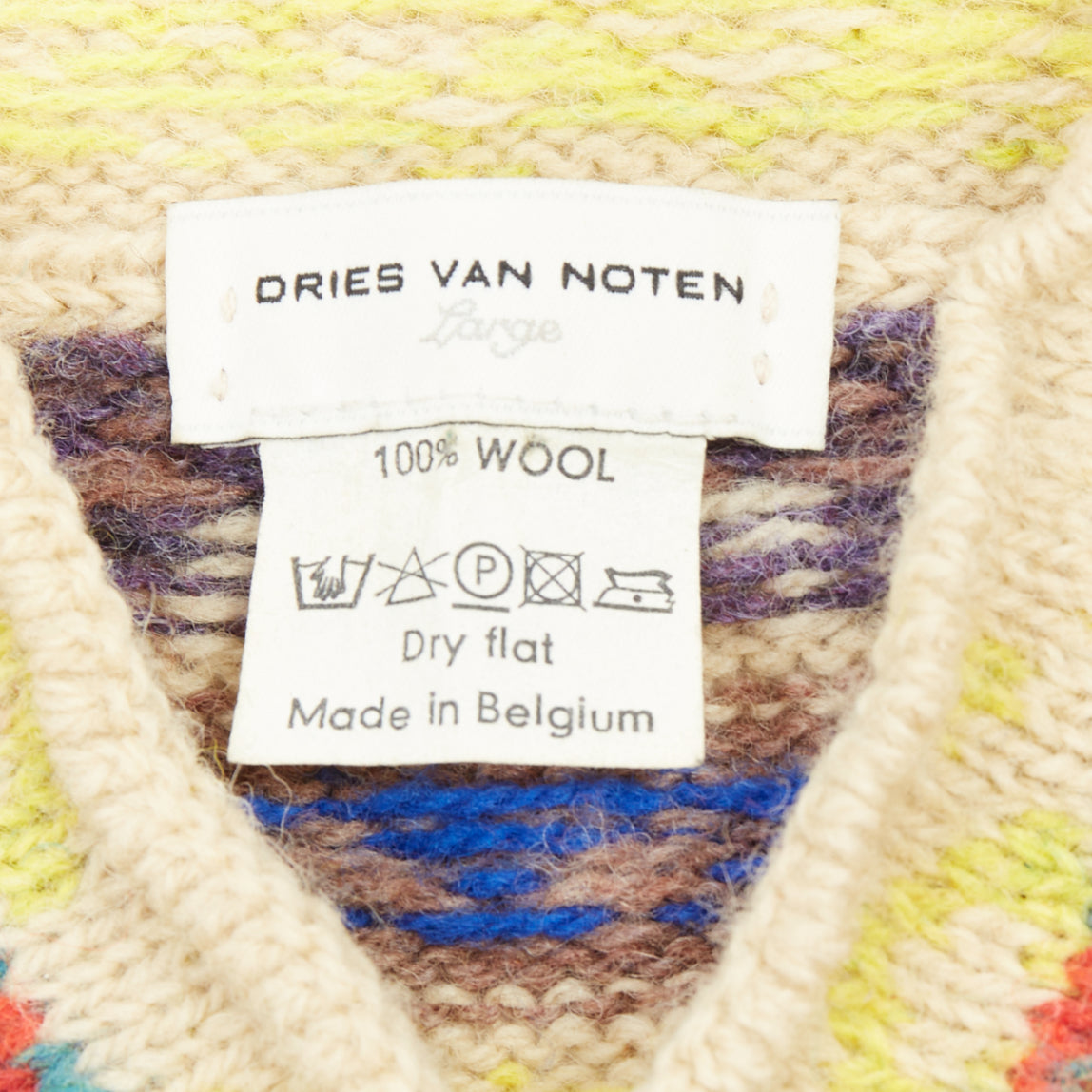 Dries Van Noten Striped Fairisle Sweater - Image 10