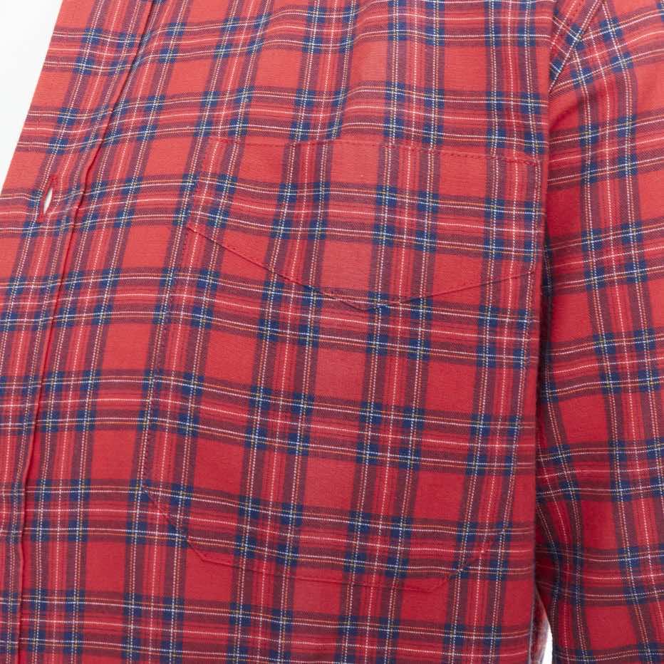 Dior Plaid Slim Shirt - Back view