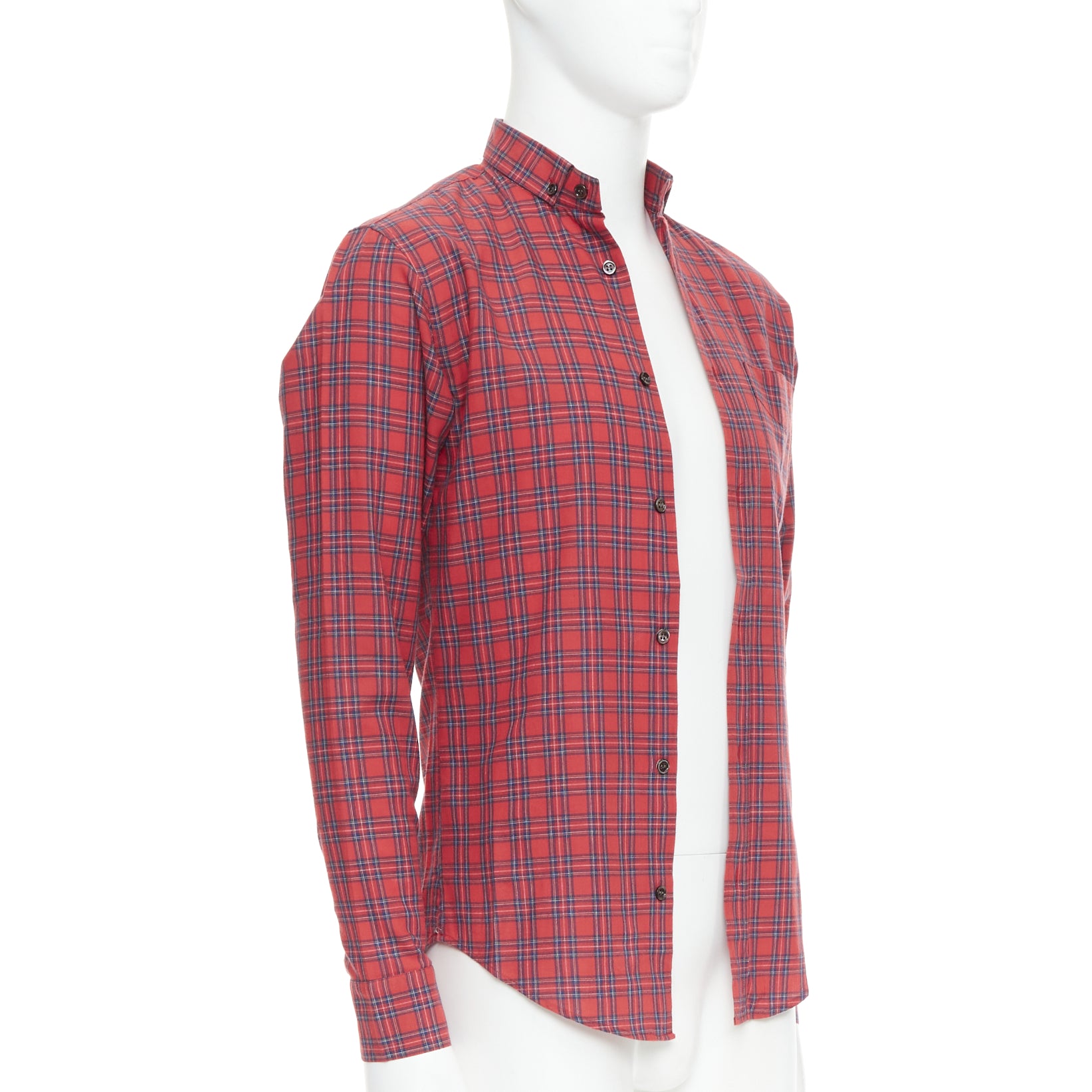 Dior Plaid Slim Shirt - Image 6