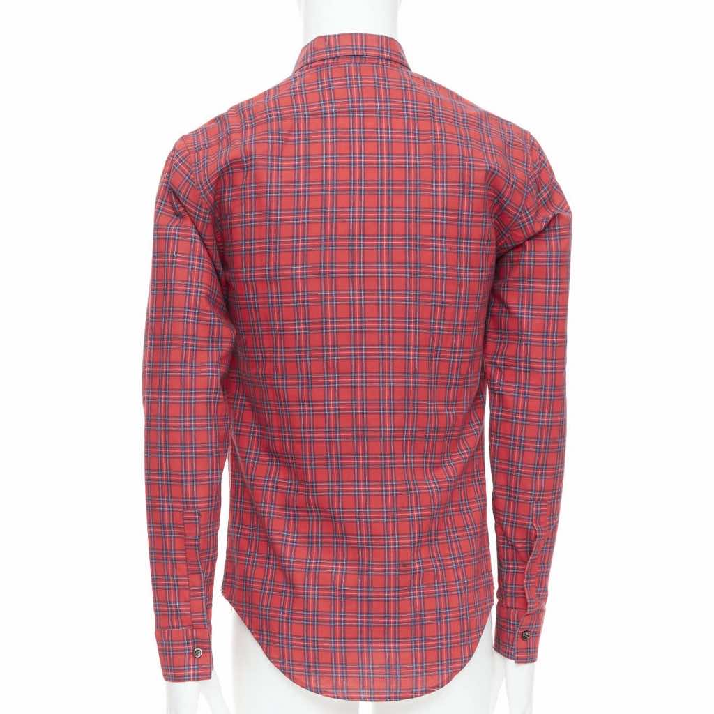 Dior Plaid Slim Shirt - Side view