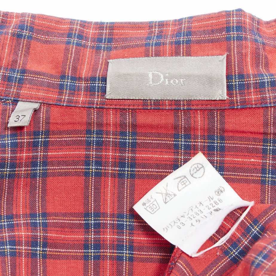 Dior Plaid Slim Shirt - Image 10