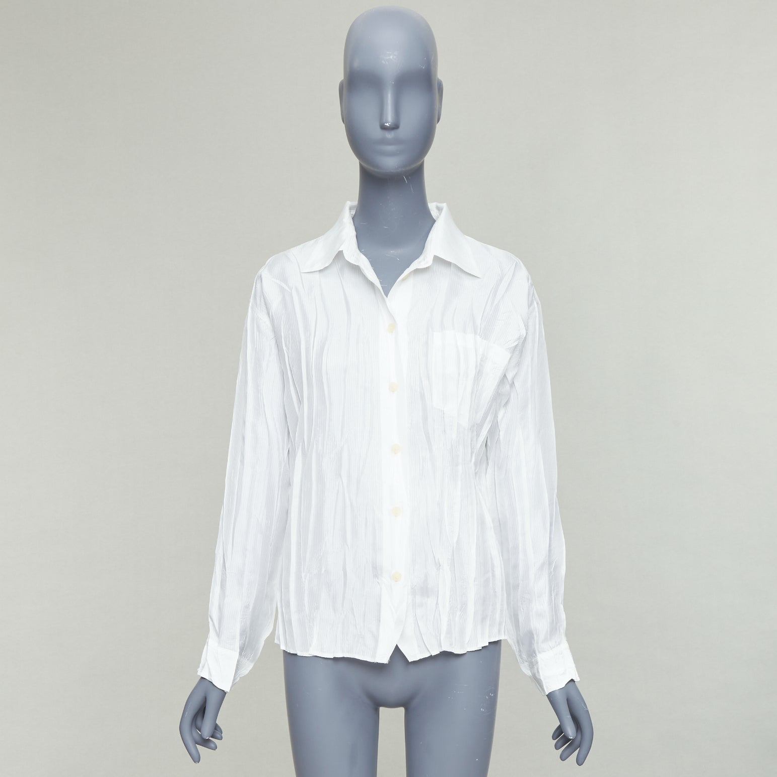 Issey Miyake Plisse Pocket Shirt - Image 11