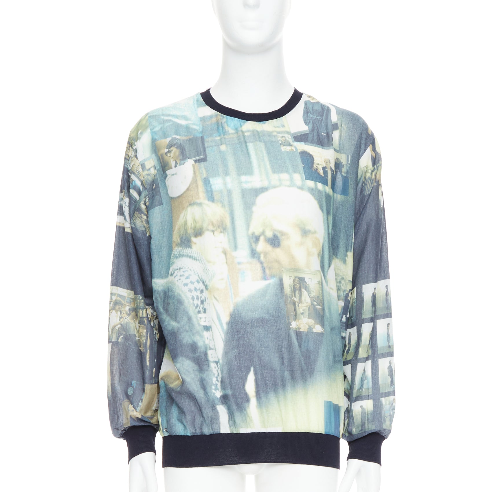 Bless Portrait Print Pullover