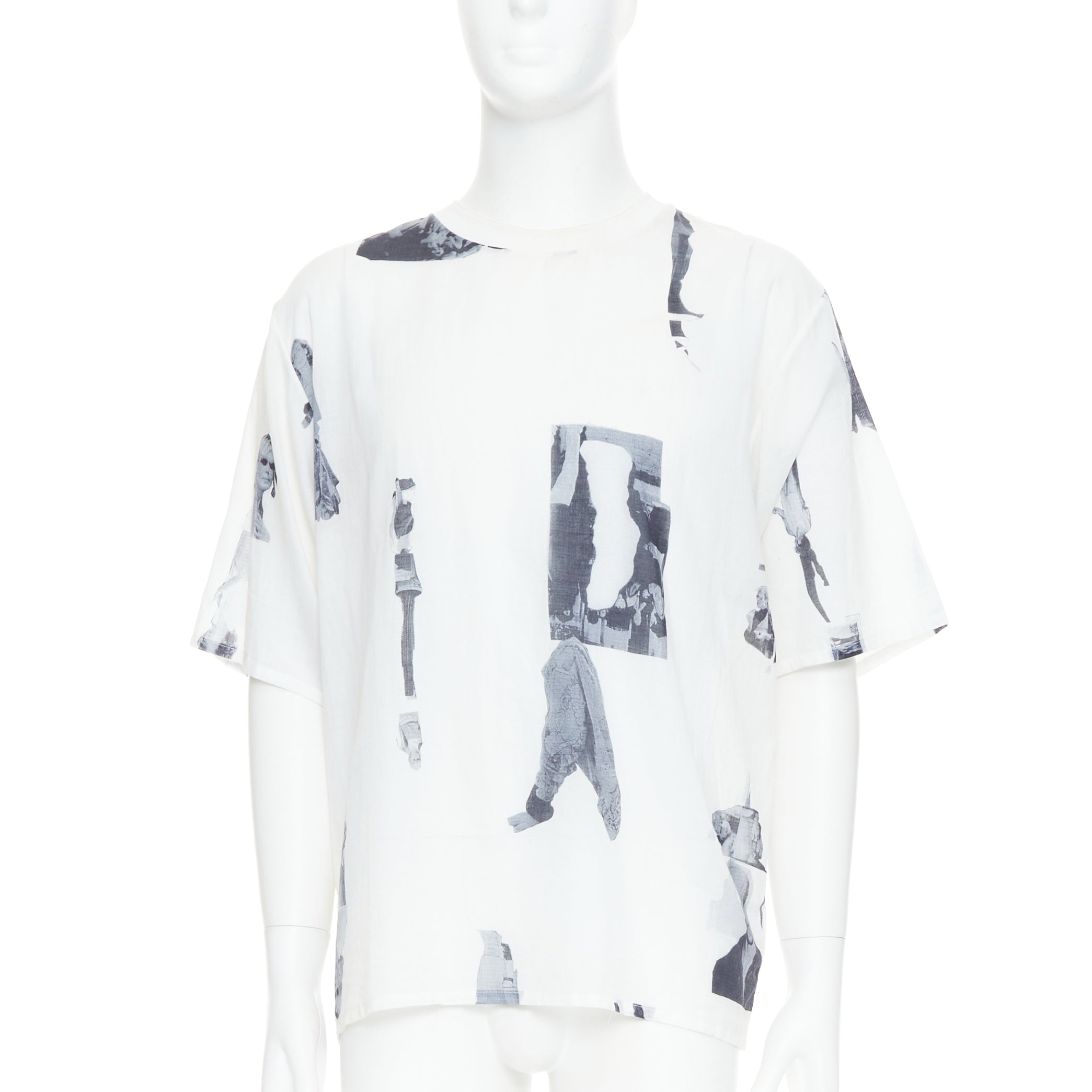 Bless Abstract Print Top