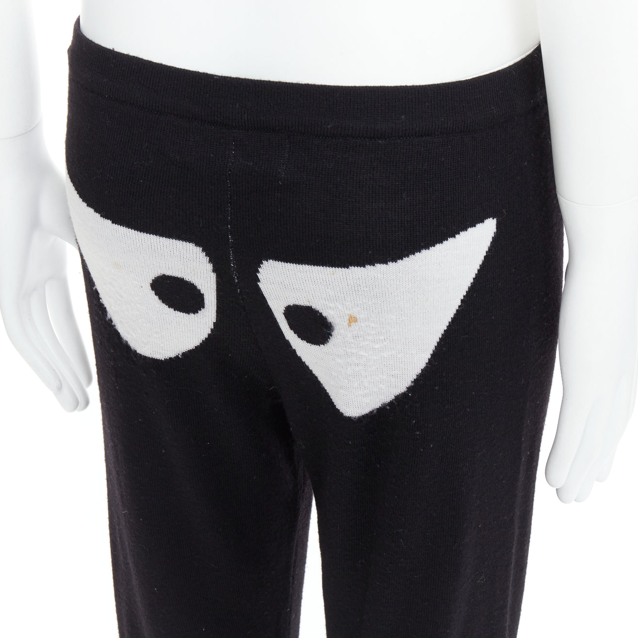 Jeremy Scott Eye Knit Joggers - Back view