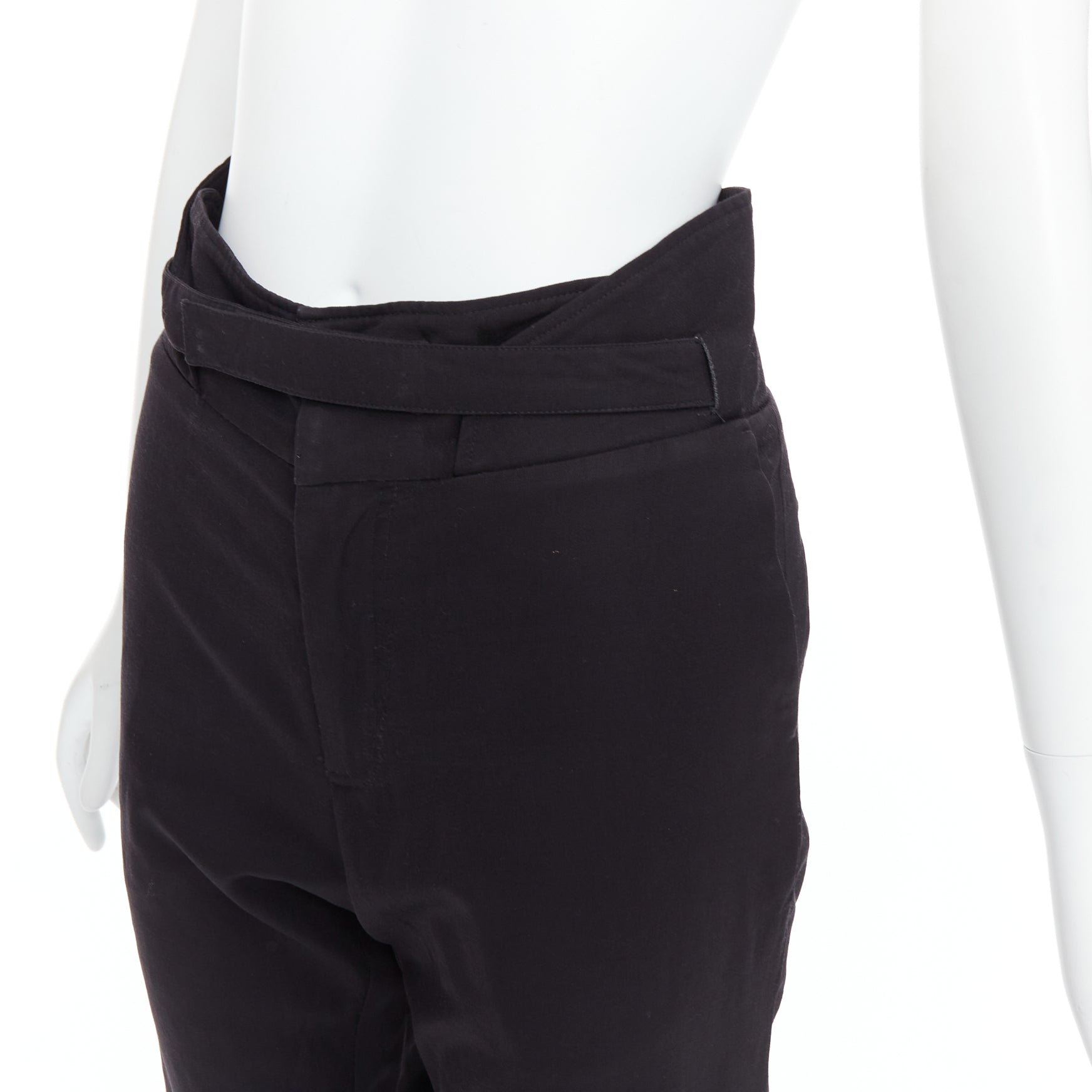 Raf Simons Paperbag Wool Pants - Back view