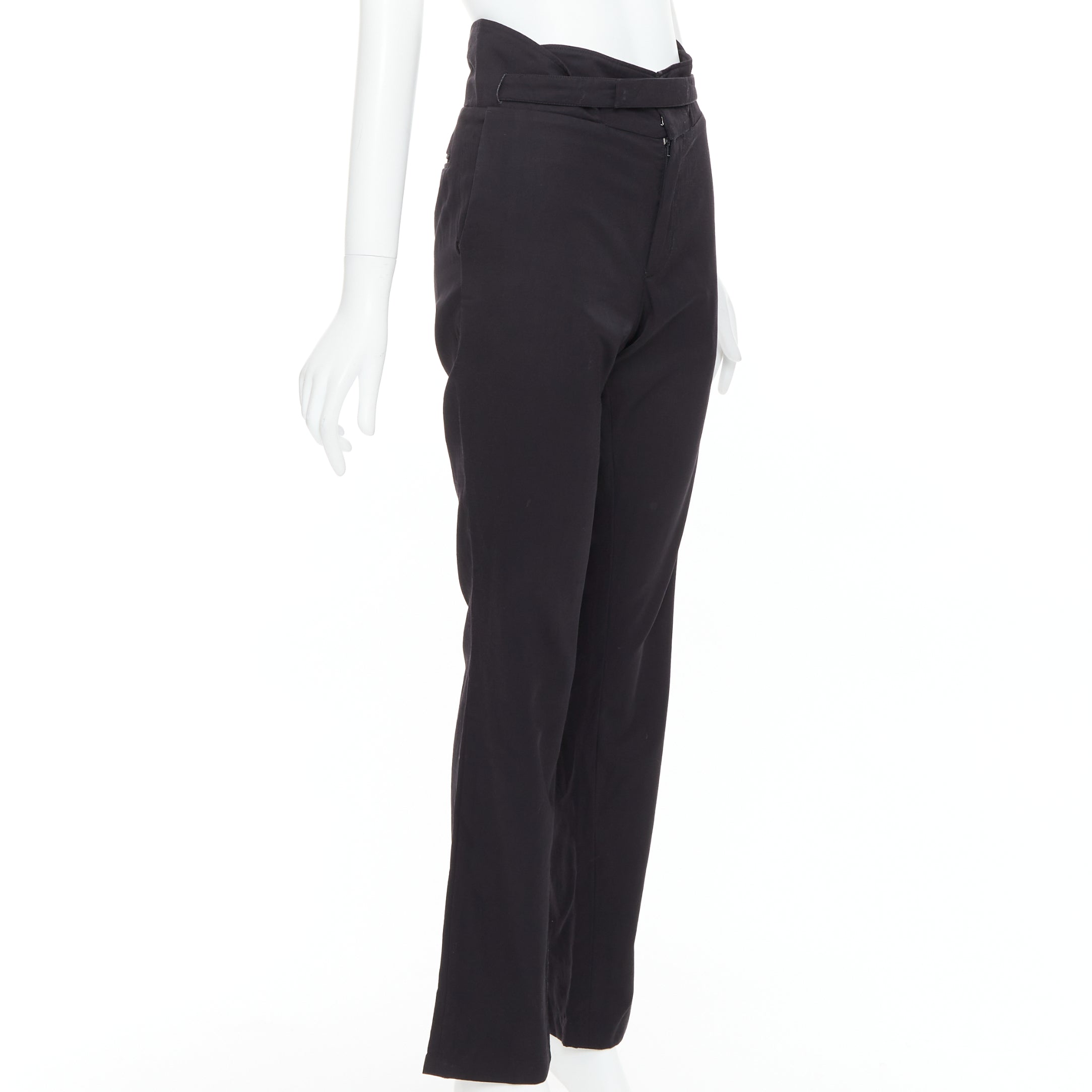 Raf Simons Paperbag Wool Pants - Image 6