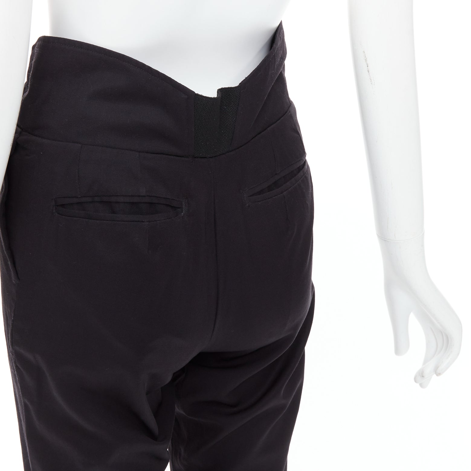 Raf Simons Paperbag Wool Pants - Detail 2