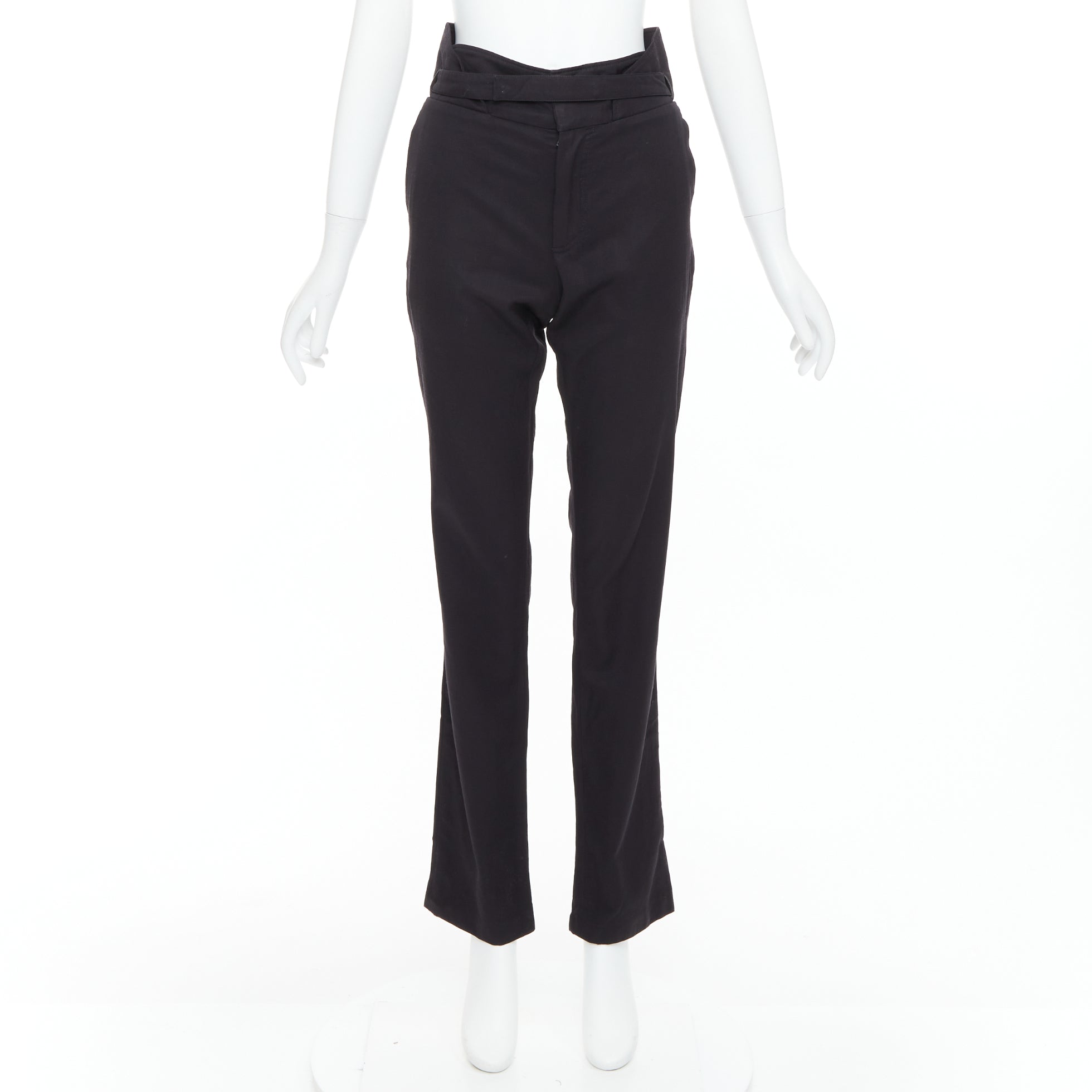 Raf Simons Paperbag Wool Pants - Image 11