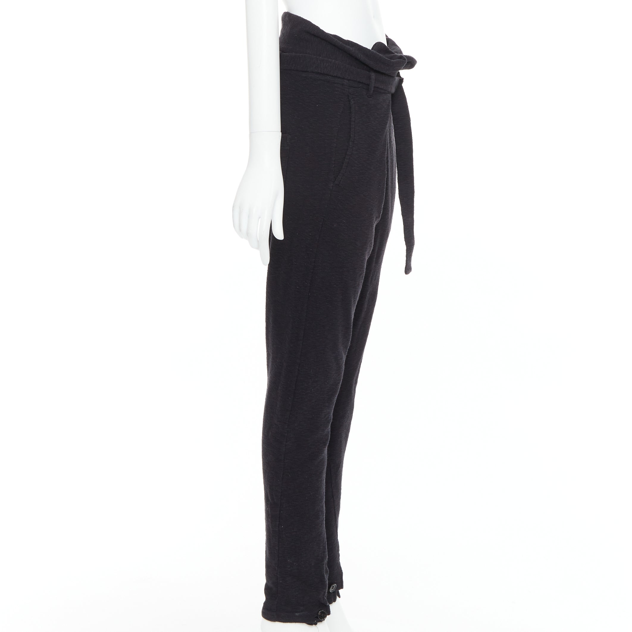 Ann Demeulemeester Belted Tapered Pants - 4