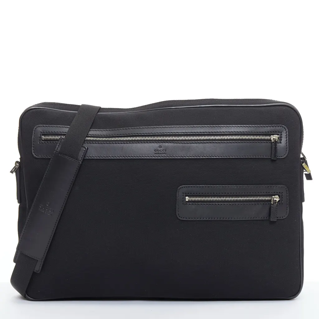 Gucci Pink Wraparound Clutch Black Very good - Front View