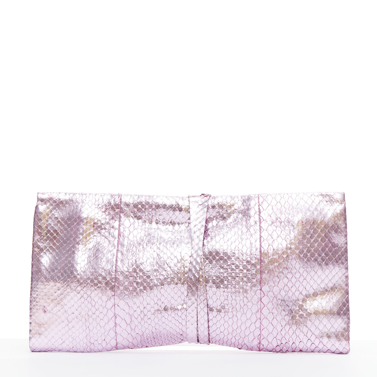 Yves Saint Laurent Purple Wraparound Clutch - 4