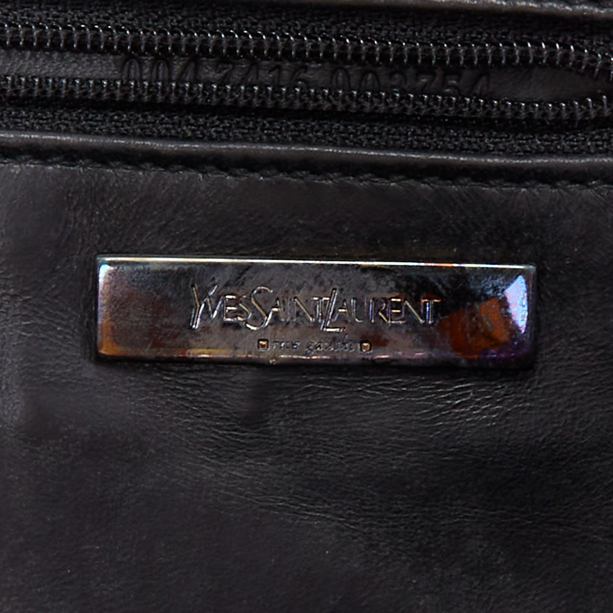 Yves Saint Laurent Purple Wraparound Clutch - Image 11