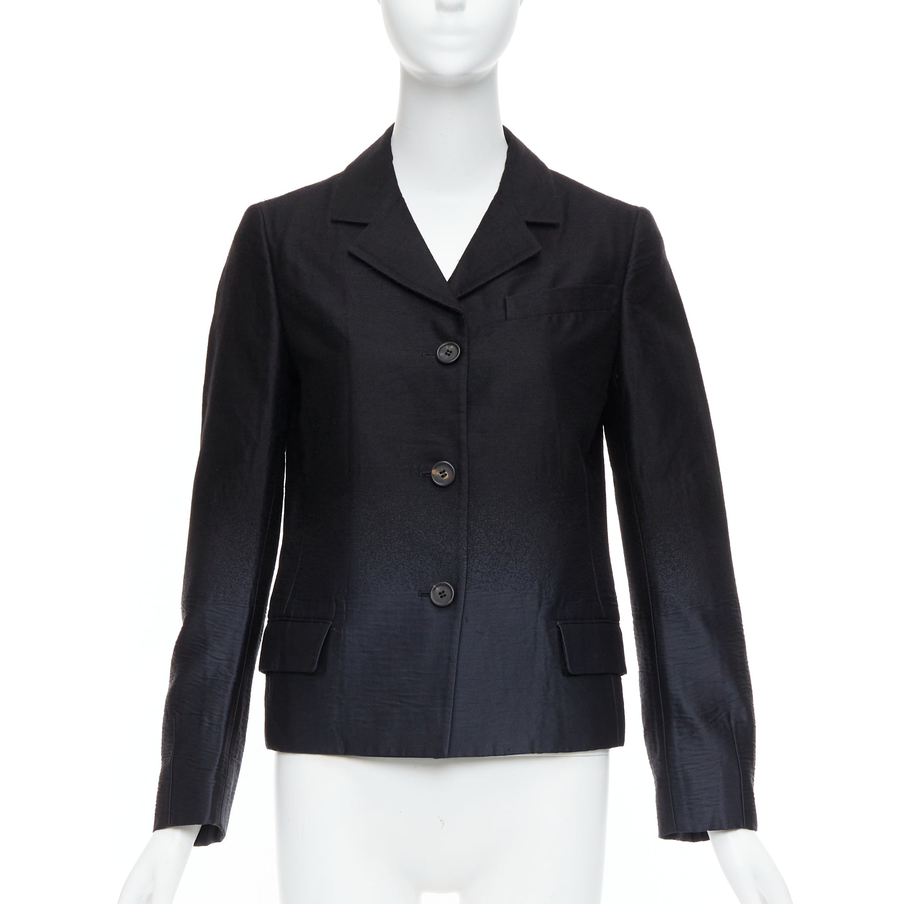 Prada Black Degrade Blazer