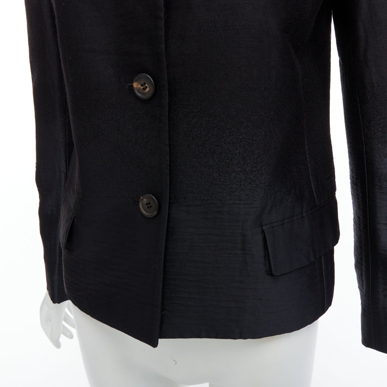 Prada Black Degrade Blazer - Back view