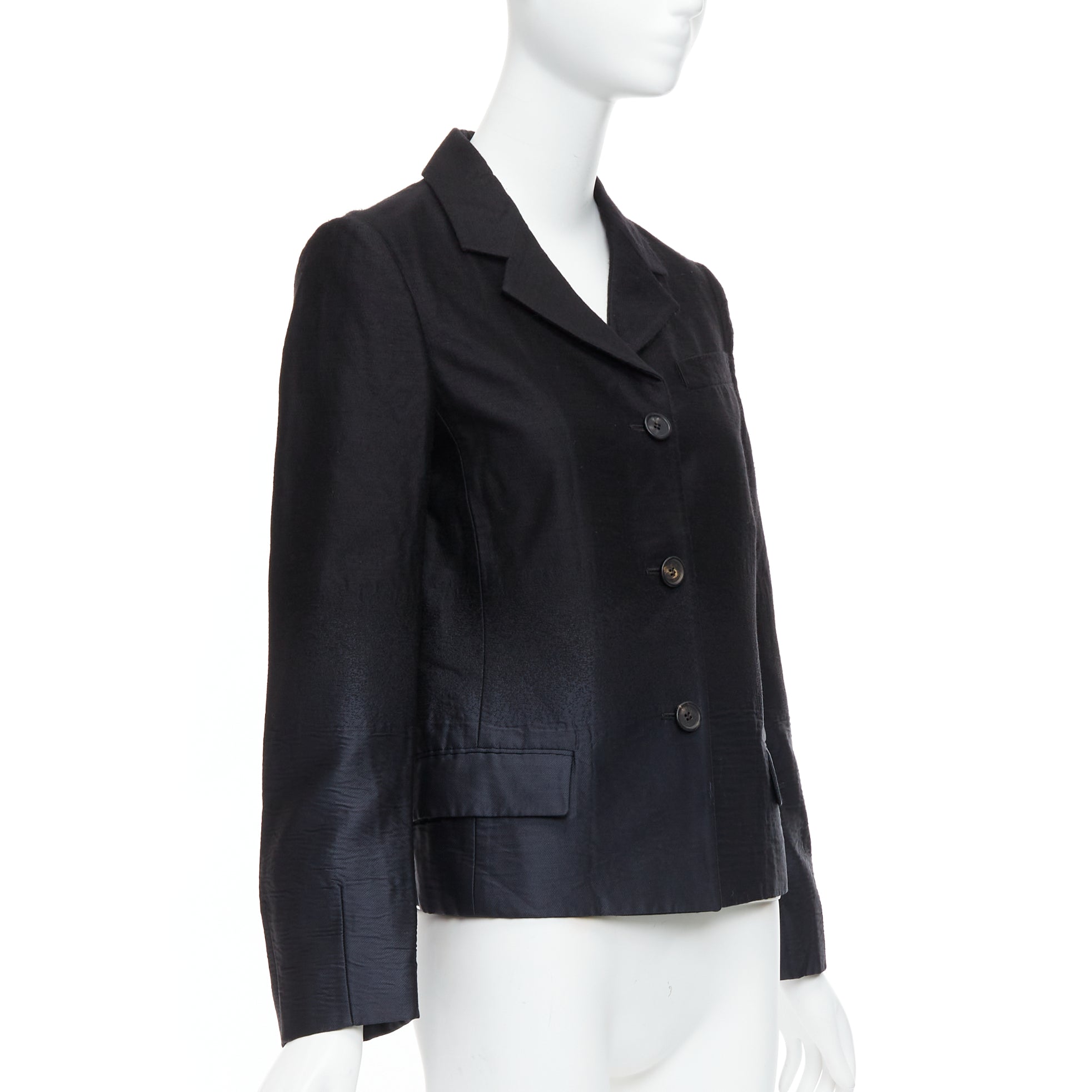 Prada Black Degrade Blazer - Image 6
