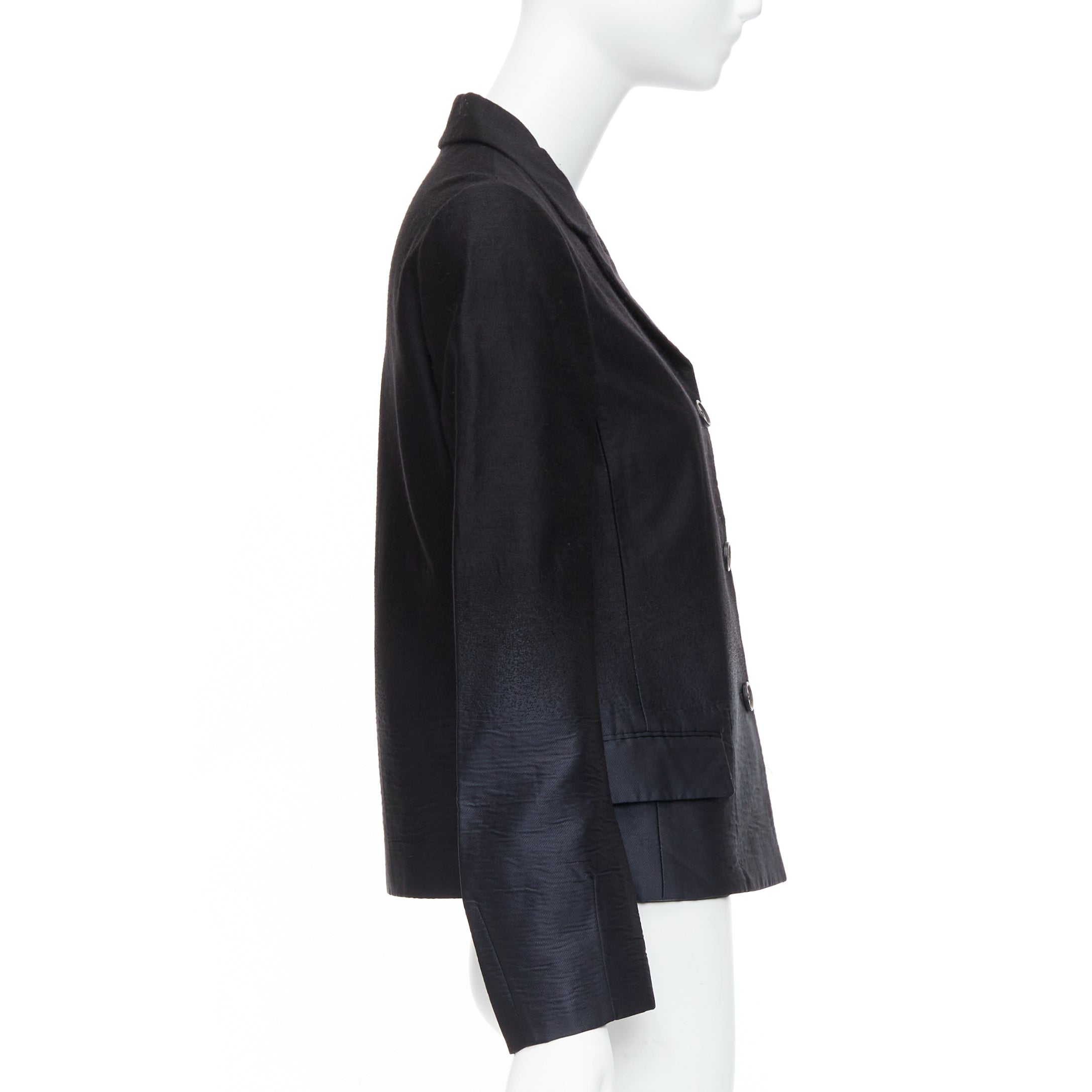 Prada Black Degrade Blazer - 4