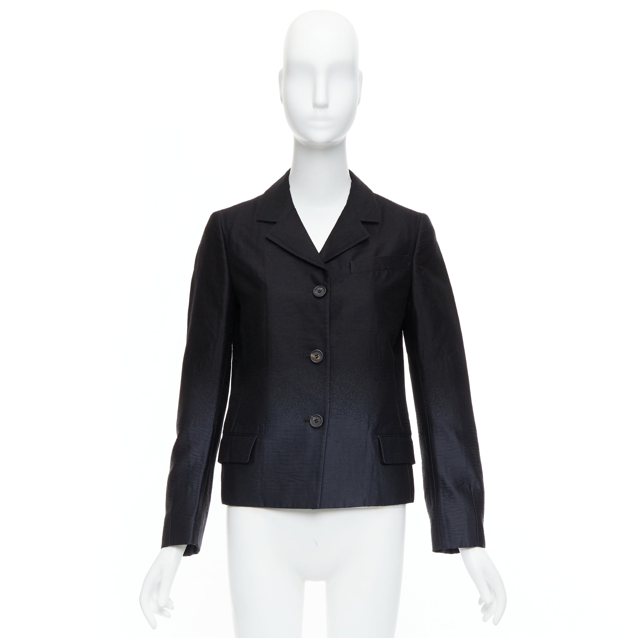Prada Black Degrade Blazer - Image 12