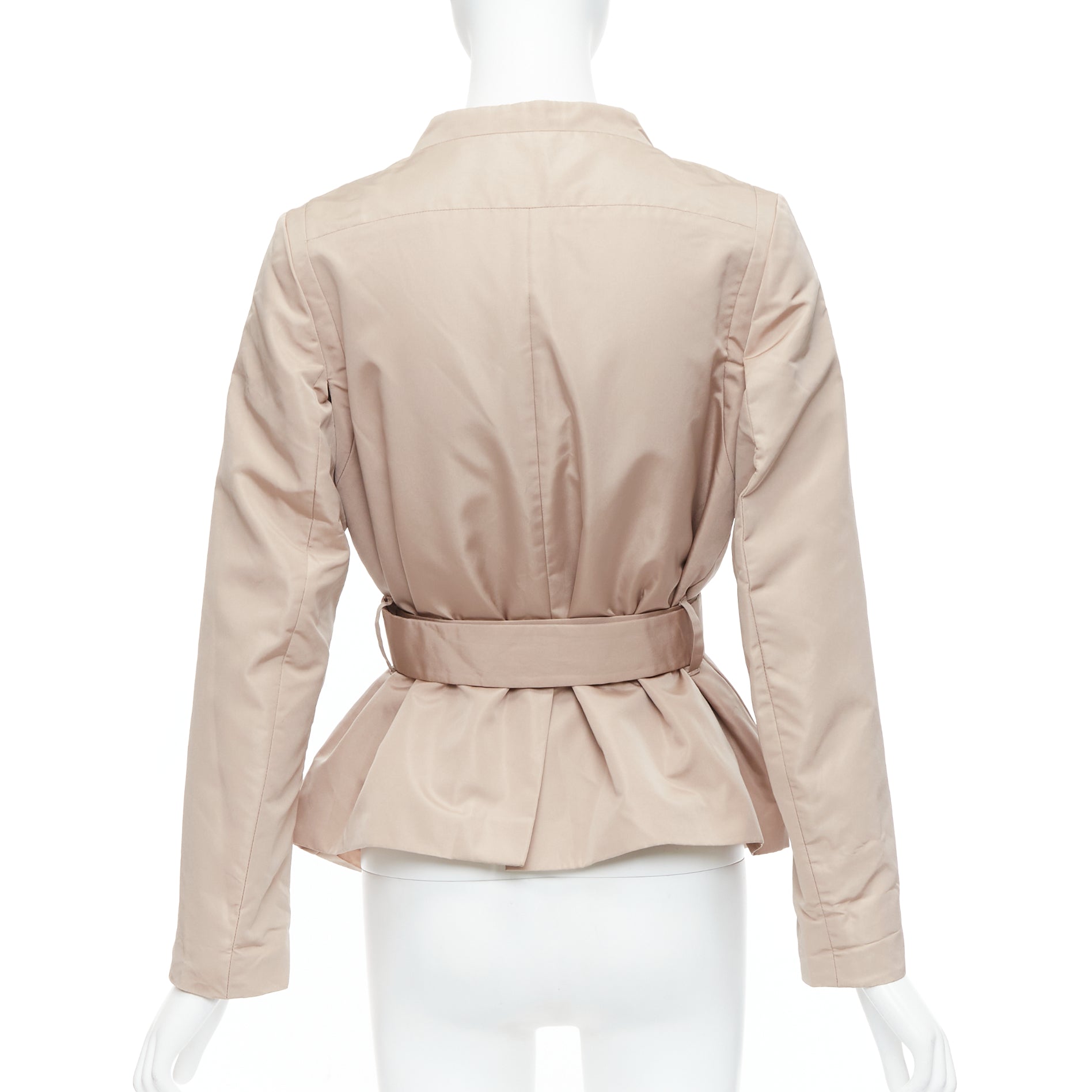 Prada Beige Belted Trench Coat - Side view