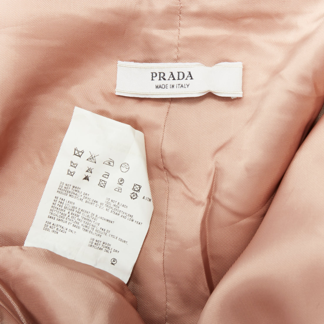 Prada Beige Belted Trench Coat - Image 10