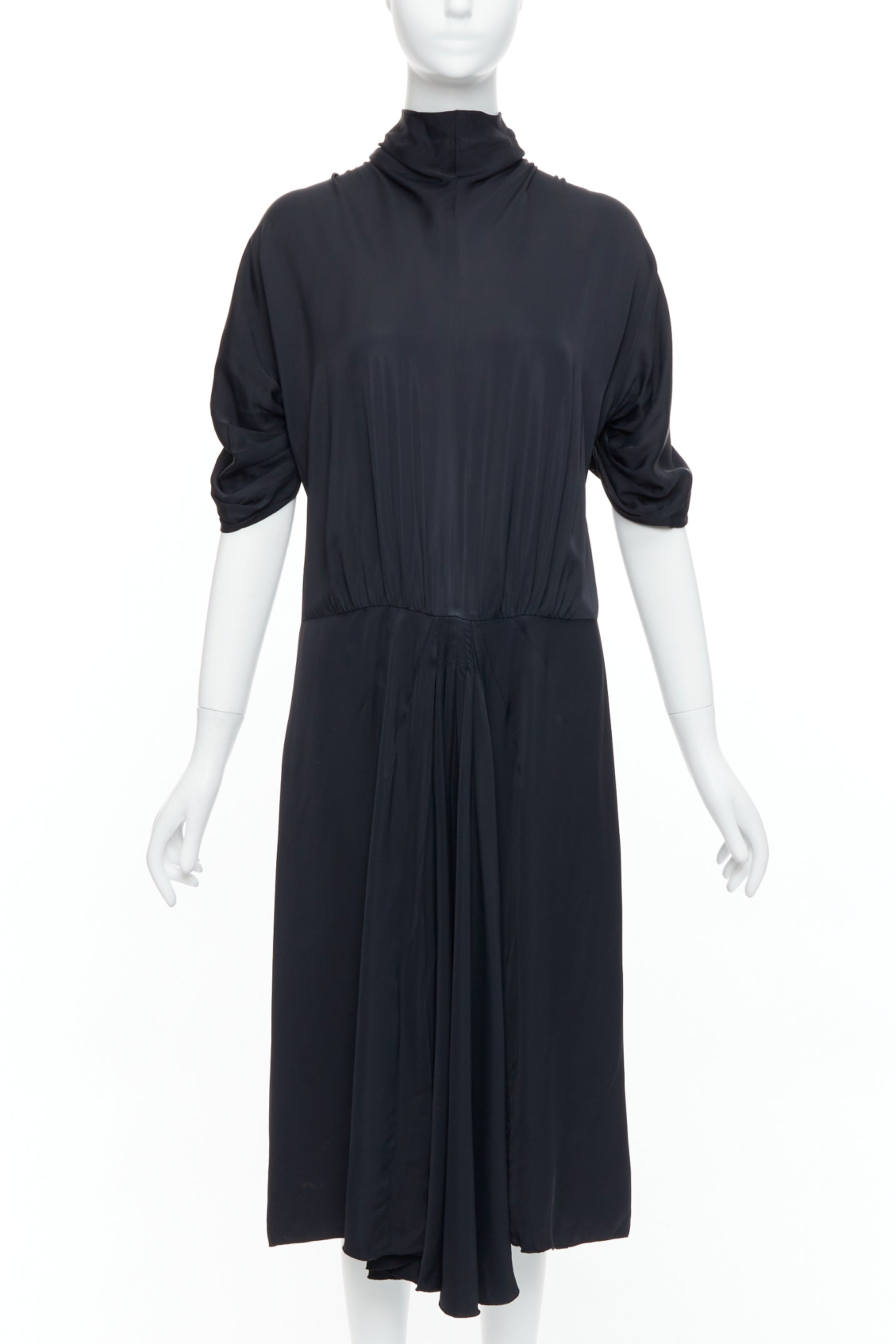 Prada Ruched Midi Dress