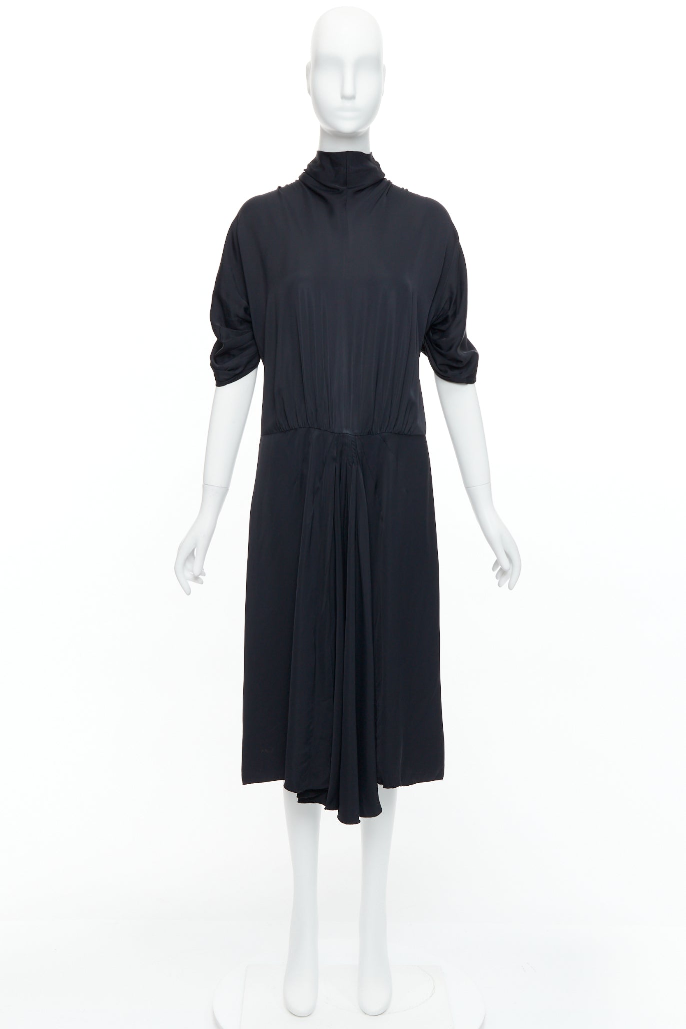 Prada Ruched Midi Dress - Image 11