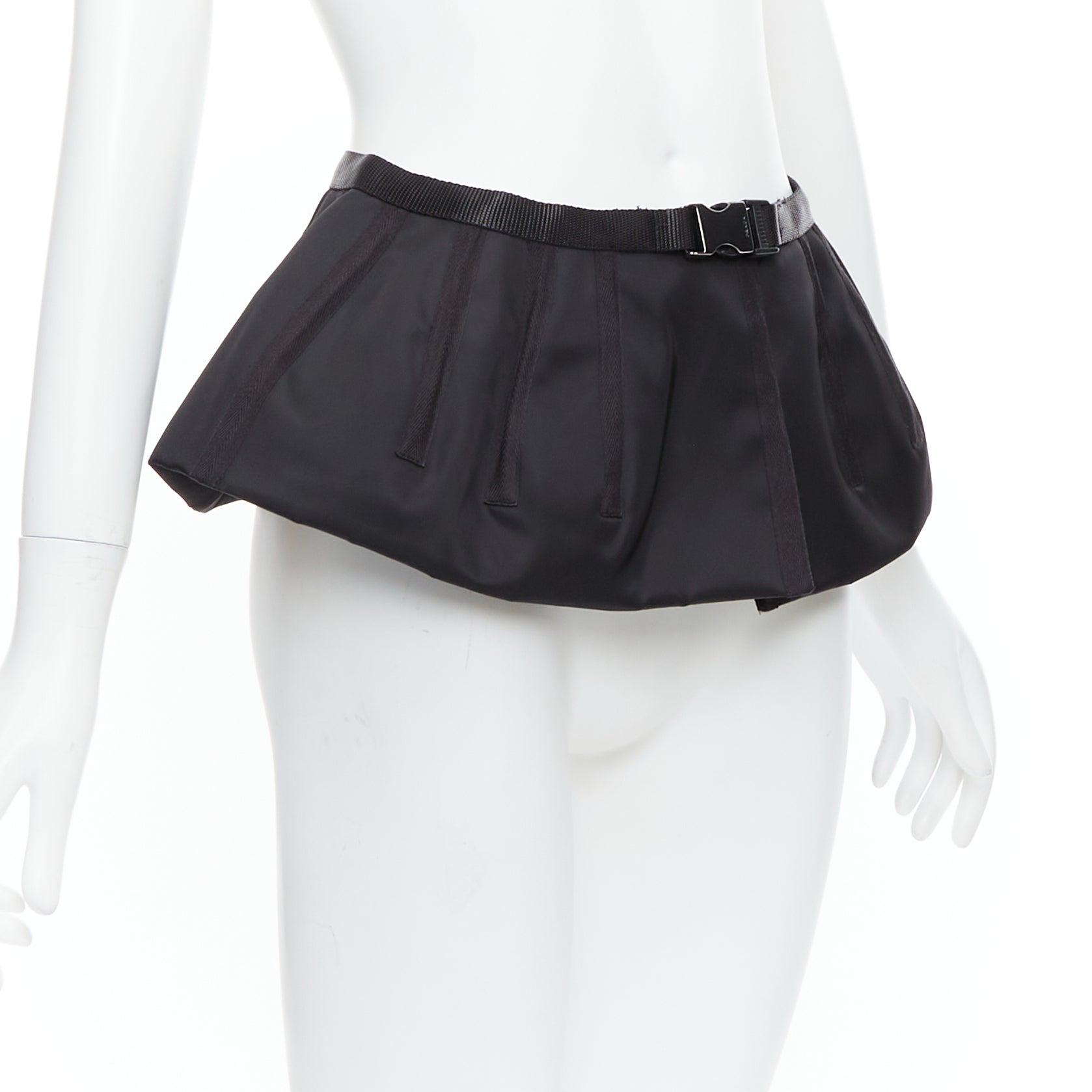 Prada Medusa Oval Black Belt - Image 6