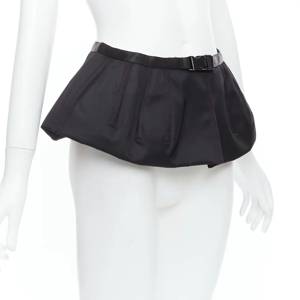 Prada Medusa Oval Black Belt Black Very good - Inside View