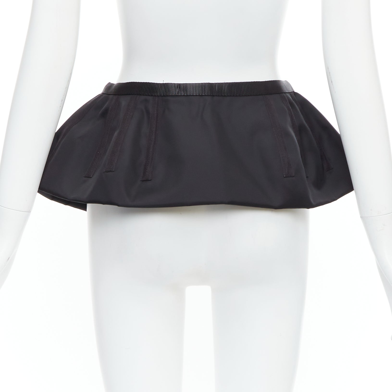 Prada Medusa Oval Black Belt - Side view