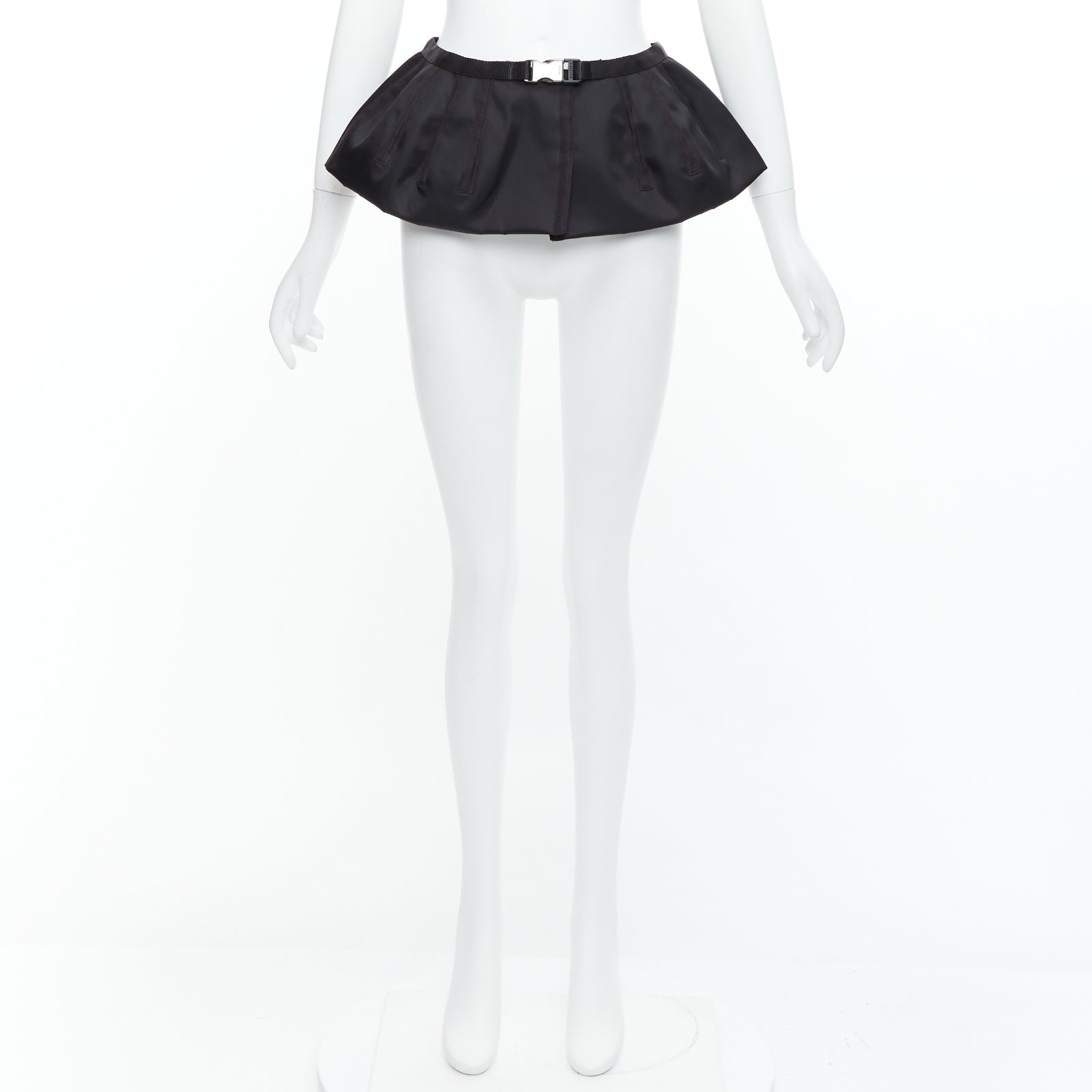 Prada Medusa Oval Black Belt - Image 12