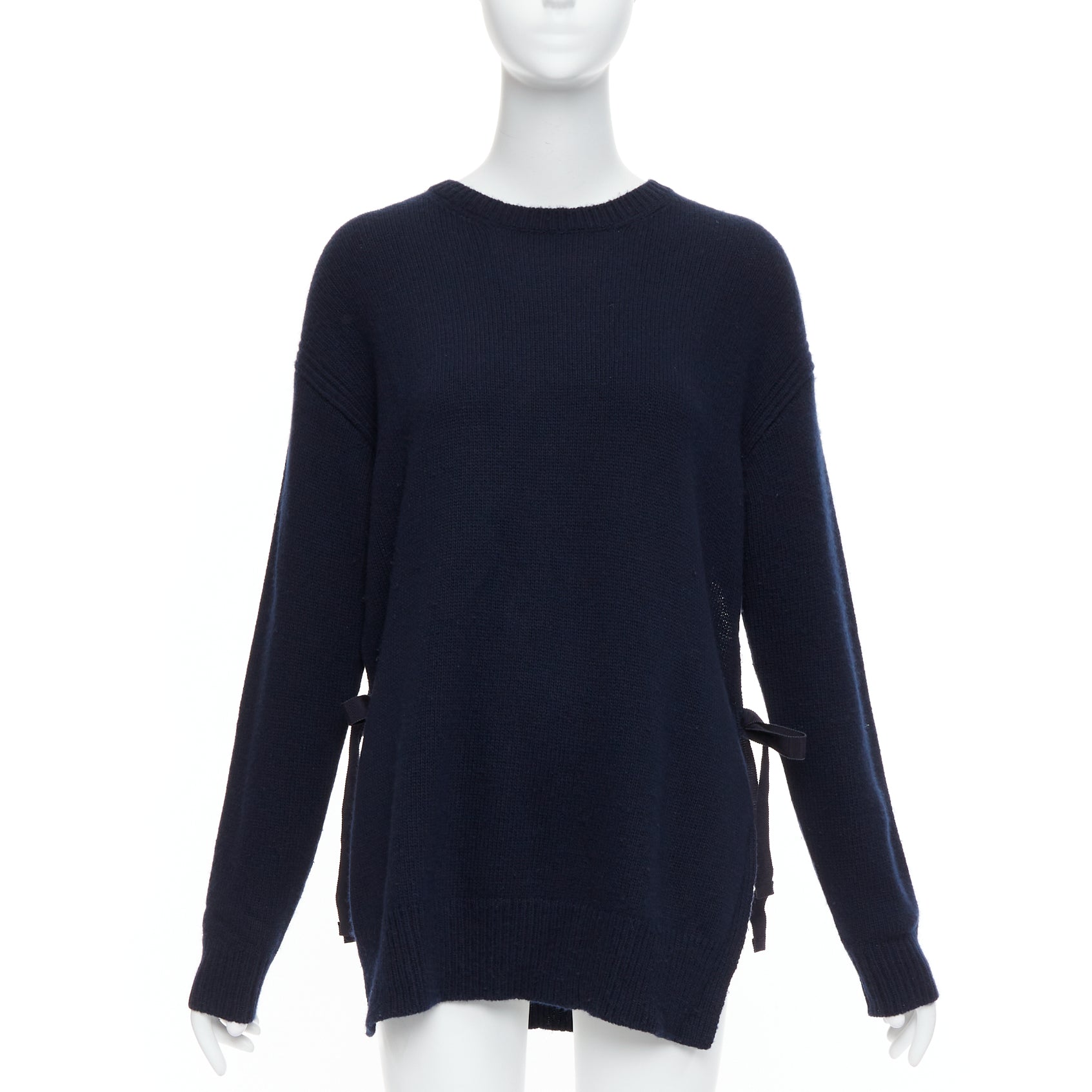Prada Ribbon Tie Sweater