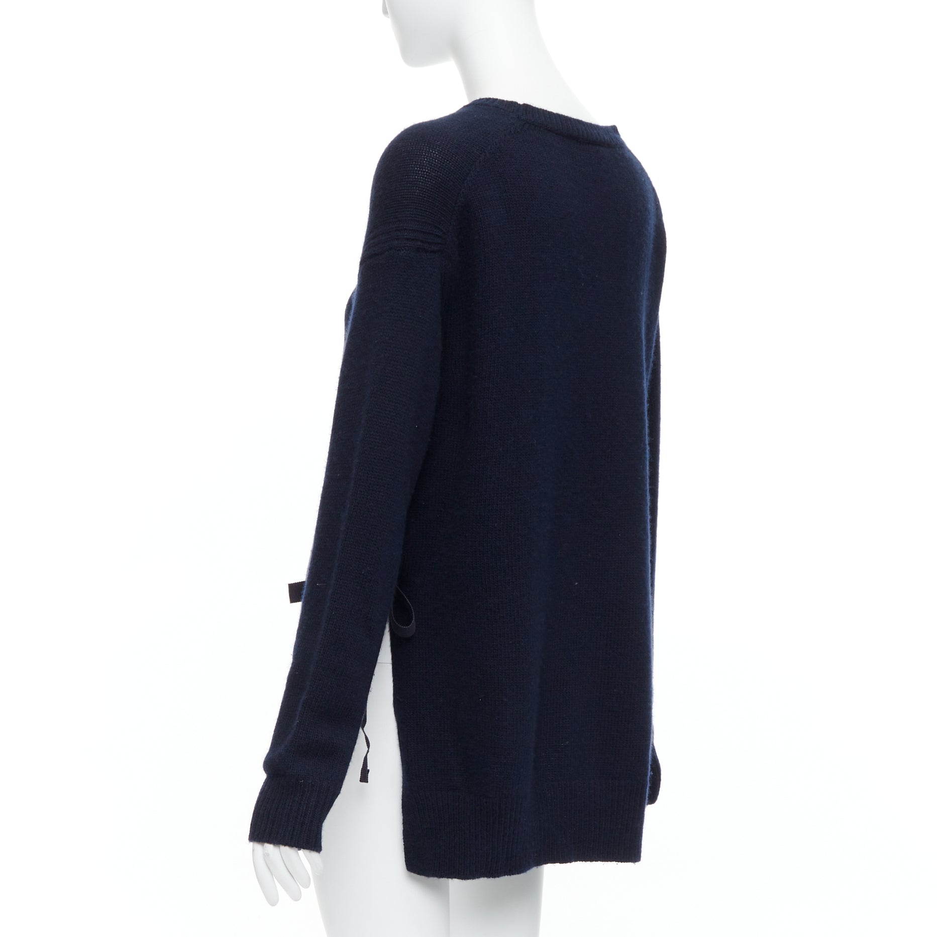 Prada Ribbon Tie Sweater - Detail 1