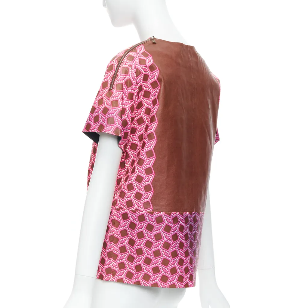 Louis Vuitton Lattice Leather Top Pink Leather Good - Box View