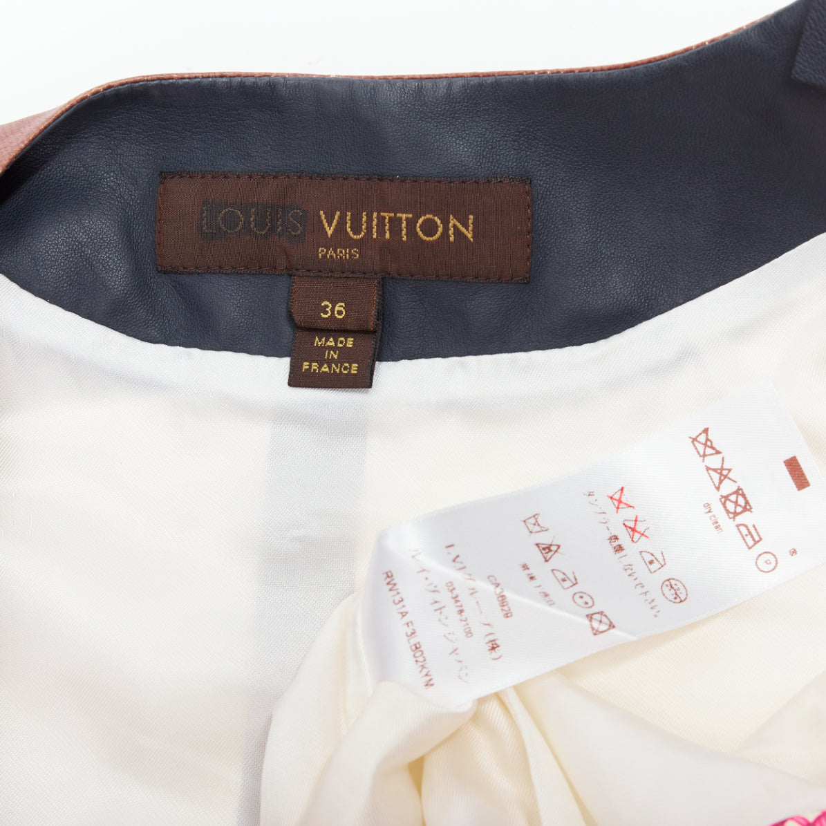 Louis Vuitton Lattice Leather Top - Image 10