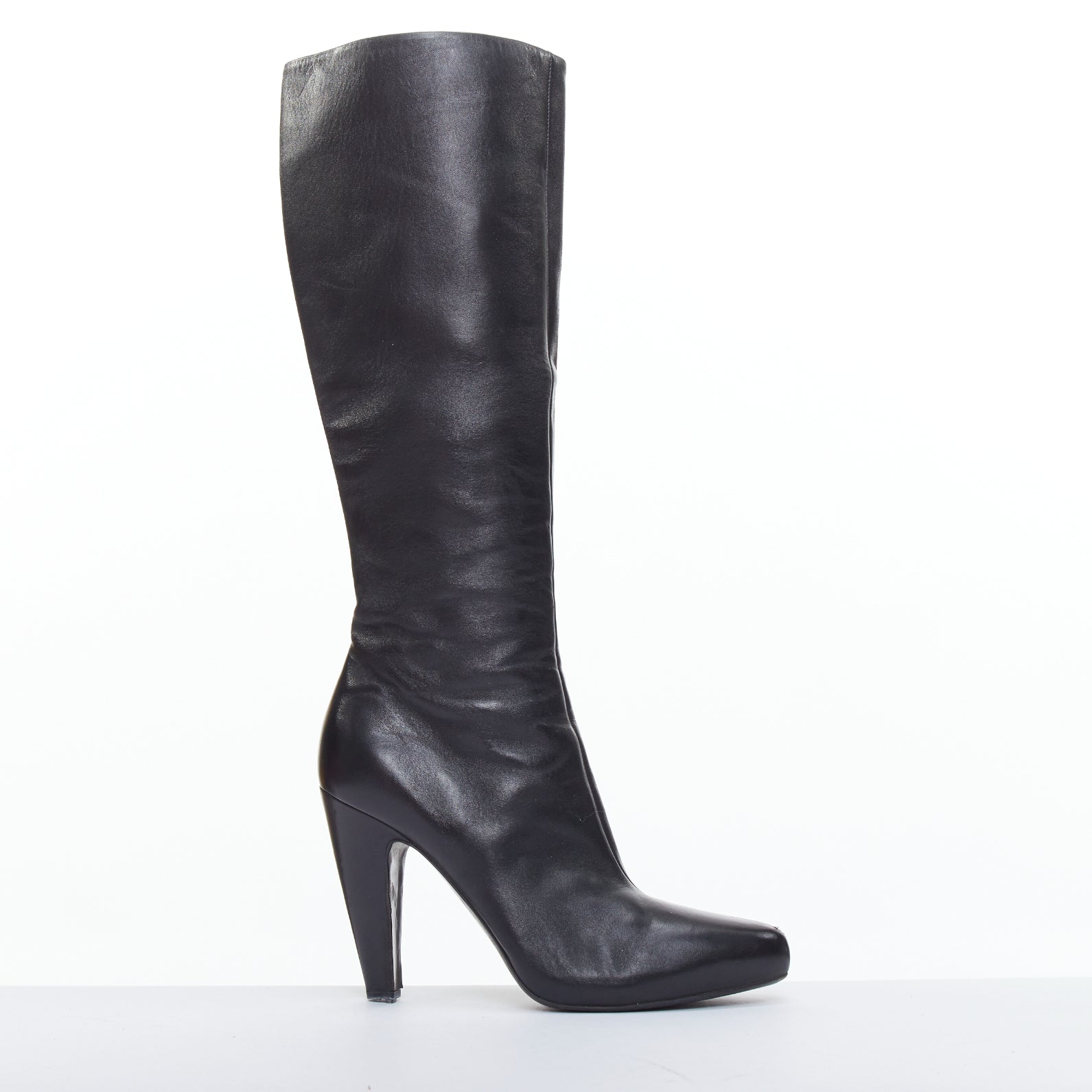 Prada Rose Print Ankle Boots