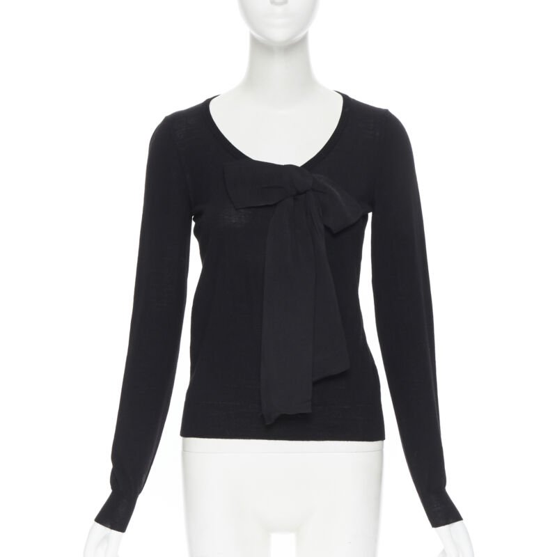 Lanvin Grosgrain Ribbon Sweater