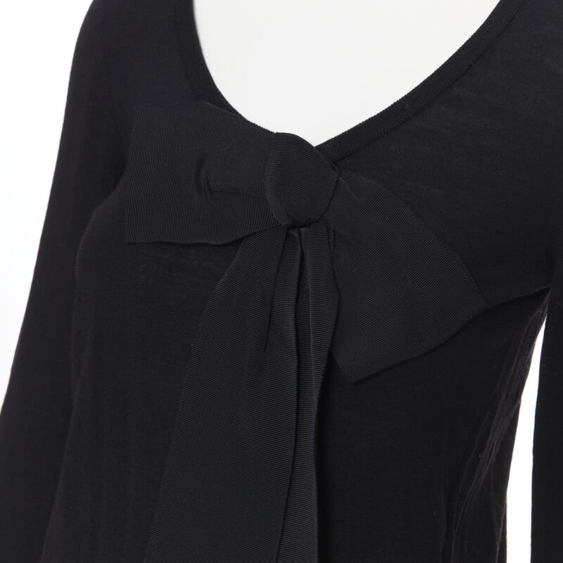 Lanvin Grosgrain Ribbon Sweater - Back view