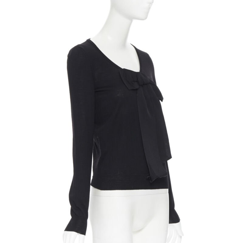 Lanvin Grosgrain Ribbon Sweater - Image 6