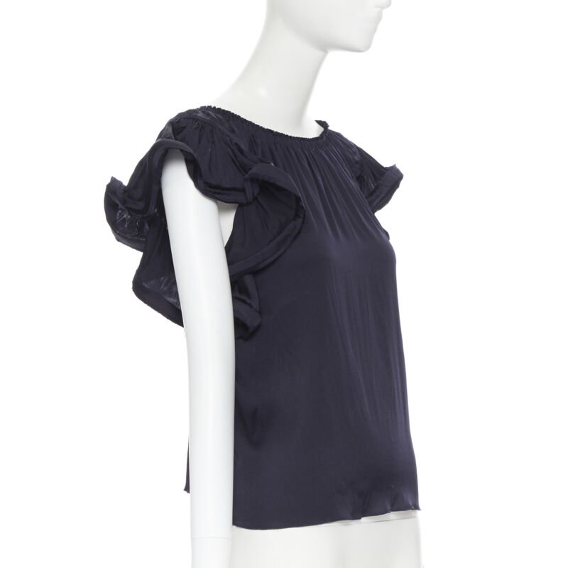 Lanvin Elastic Ruffle Top - Image 6