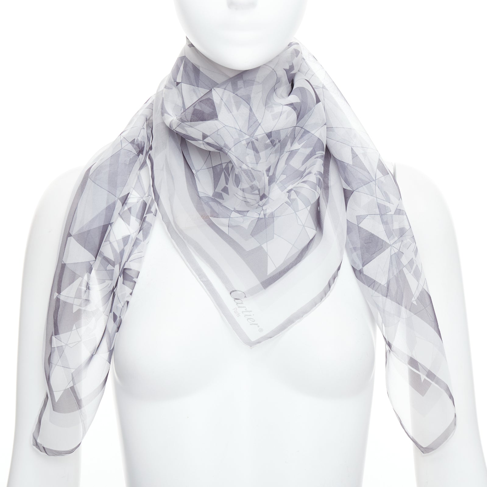 Cartier Diamond Cuts Scarf