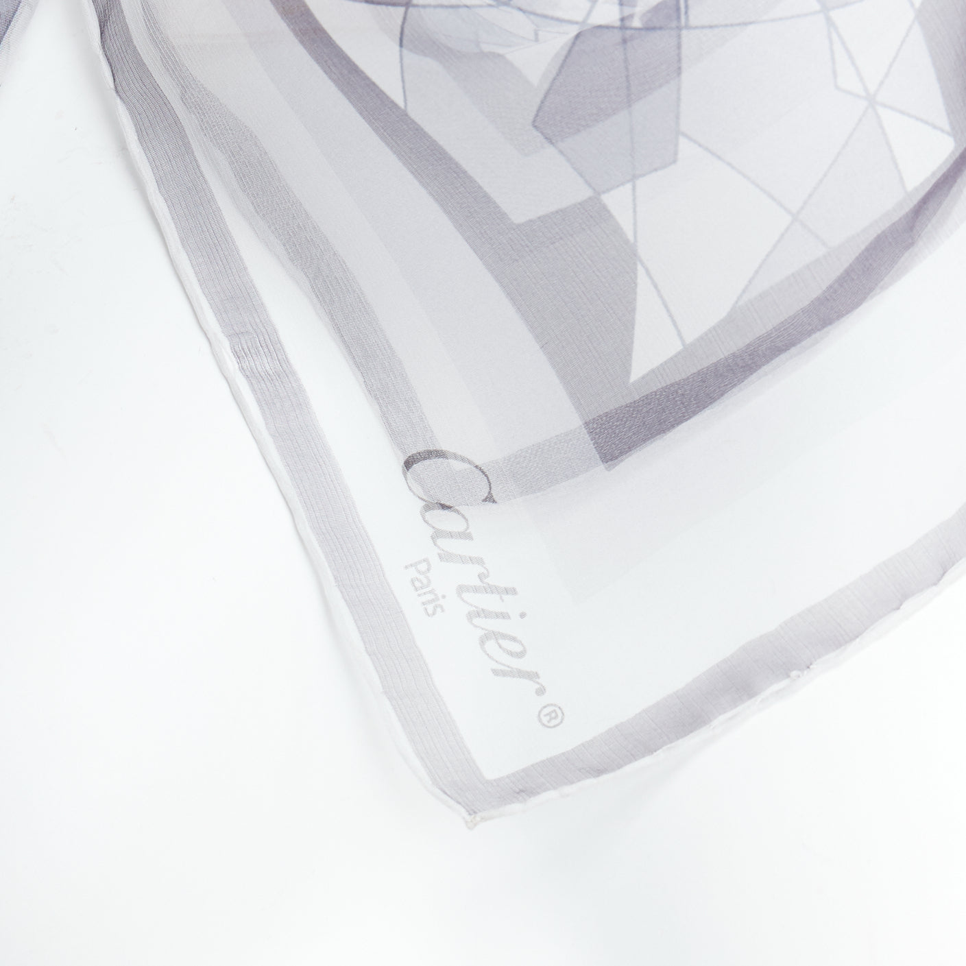 Cartier Diamond Cuts Scarf - Back view