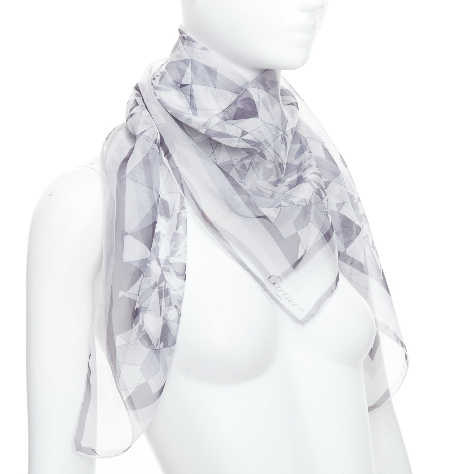 Cartier Diamond Cuts Scarf - Image 6