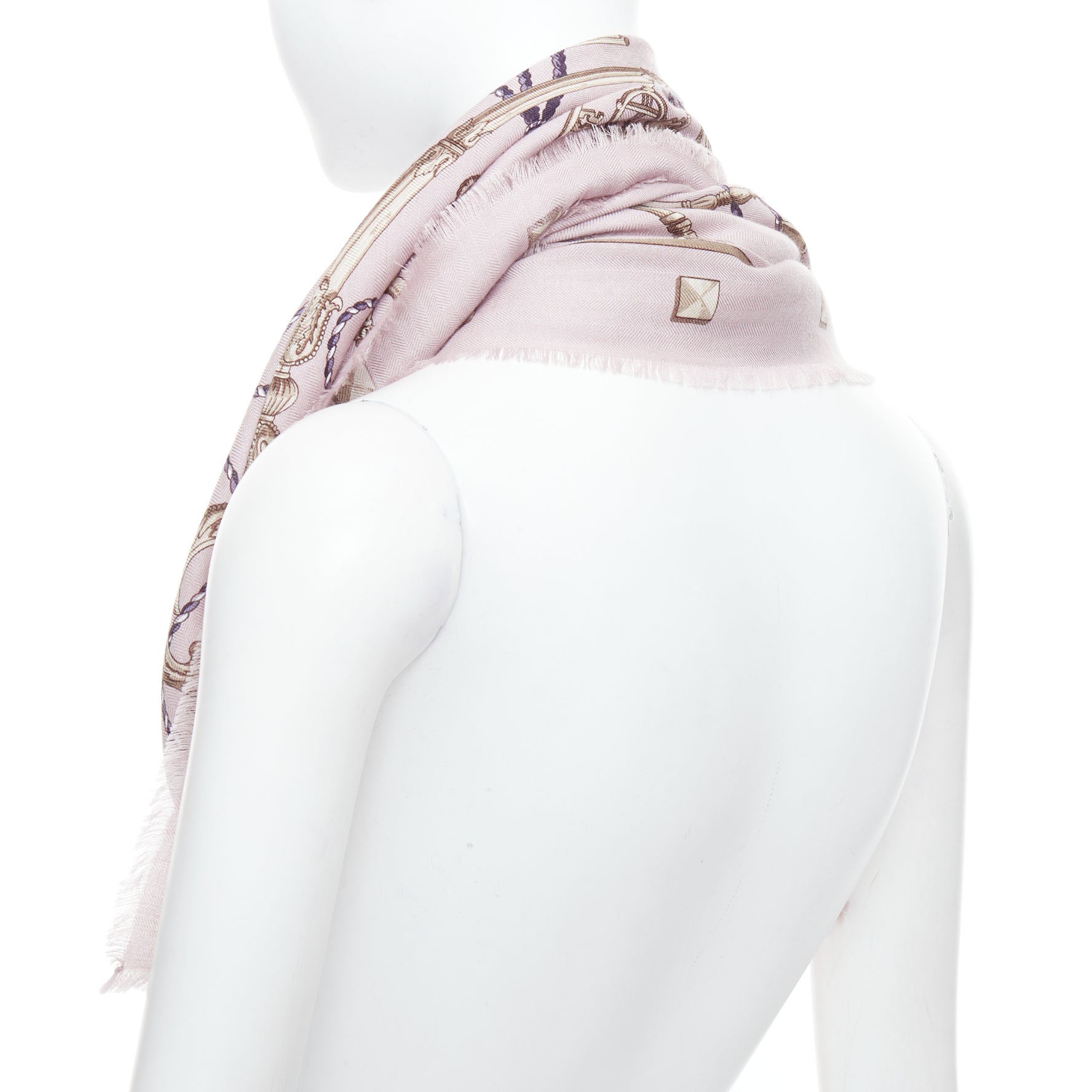 Hermès Keys Tassels Scarf - Detail 1